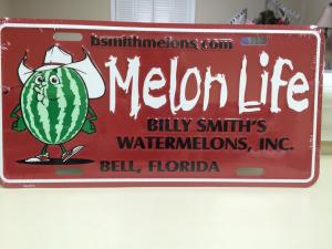 Billy Smiths Watermelon License Plate - ASI