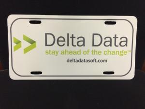 Delta Data License Plate (1)